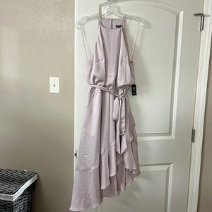 NWT Express Sleeveless Hi-Lo Midi Dress - Pale Mauve